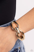 Load image into Gallery viewer, Paparazzi Accessories-Mechanic Masquerade - Gold
