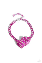 Load image into Gallery viewer, Paparazzi Accessories-Lovestruck Lineup - Pink
