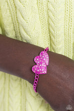 Load image into Gallery viewer, Paparazzi Accessories-Lovestruck Lineup - Pink
