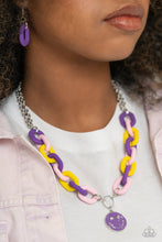 Load image into Gallery viewer, Paparazzi Accessories-Speed SMILE - Purple
