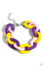 Load image into Gallery viewer, Paparazzi Accessories-Go the Extra SMILE - Purple
