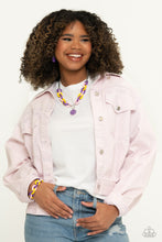 Load image into Gallery viewer, Paparazzi Accessories-Go the Extra SMILE - Purple
