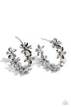 Load image into Gallery viewer, Paparazzi Accessories-Floral Flamenco - Silver
