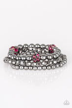 Load image into Gallery viewer, Noticeably Noir Pink Bracelet
