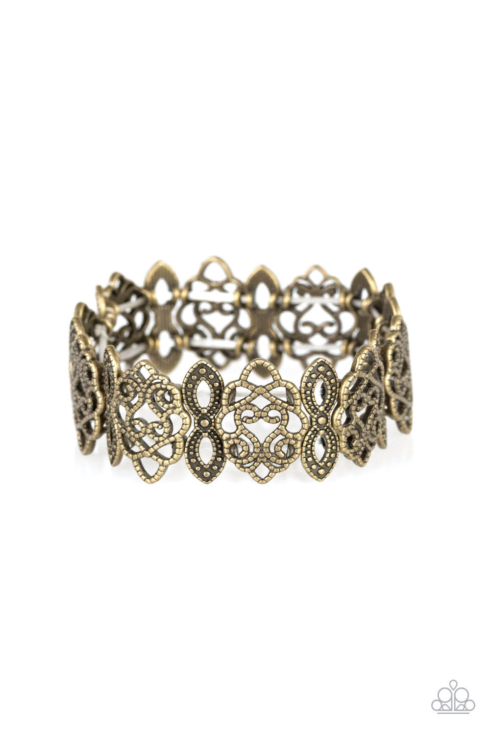 When Yin meet Yang Brass Bracelet