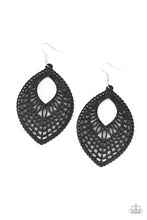 Load image into Gallery viewer, One Beach At a Time Black Earring
