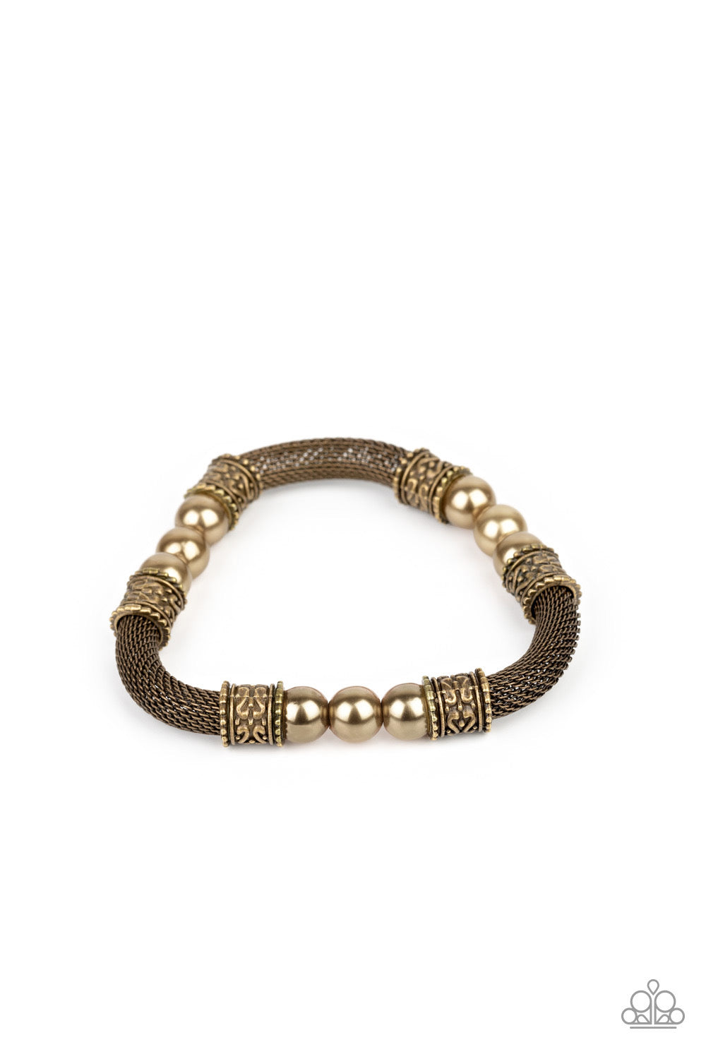 Talk Some Sense Brass Bracelet
