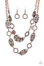 Load image into Gallery viewer, Trippin on Texture Copper Necklace
