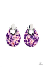 Load image into Gallery viewer, Haute Flash Purple Post Earring
