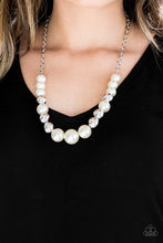 Load image into Gallery viewer, Take Note White Necklace
