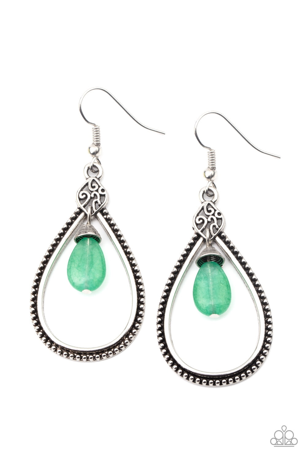 I'll Believe it Zen I see it Green Earring