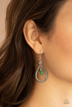 Load image into Gallery viewer, I&#39;ll Believe it Zen I see it Green Earring
