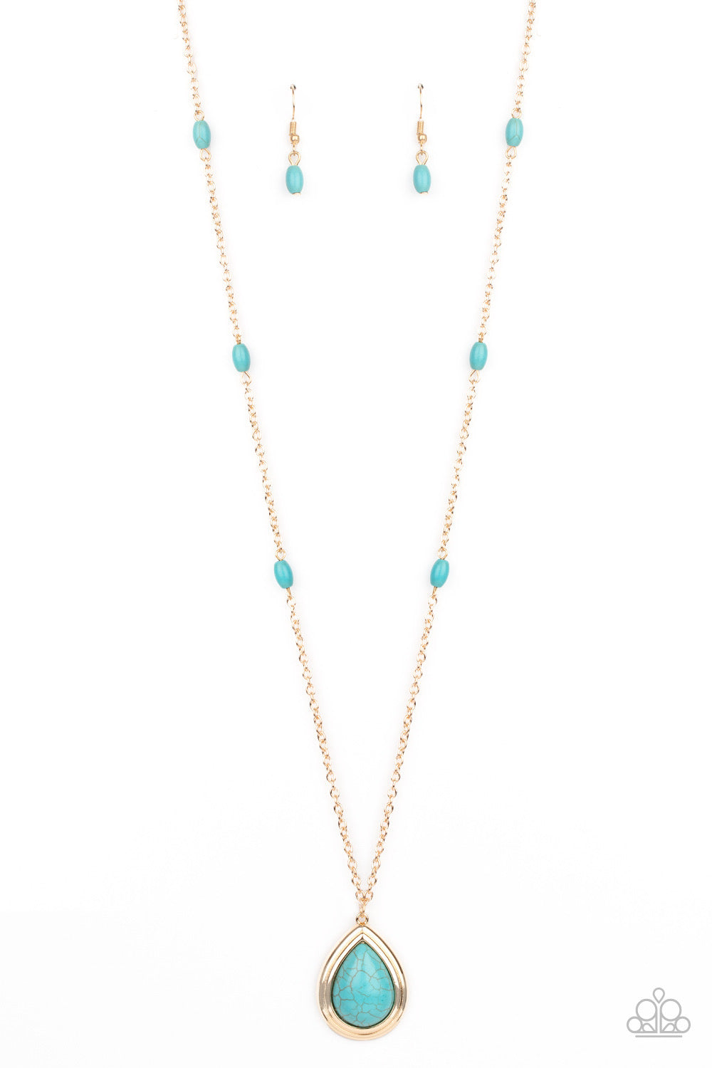 Go Tell it on the Mesa Gold Necklace