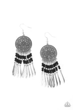 Load image into Gallery viewer, Sun Warrior-Black Earring
