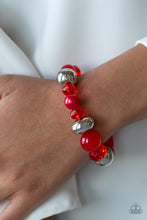 Load image into Gallery viewer, Ice Ice-Breaker Red Bracelet
