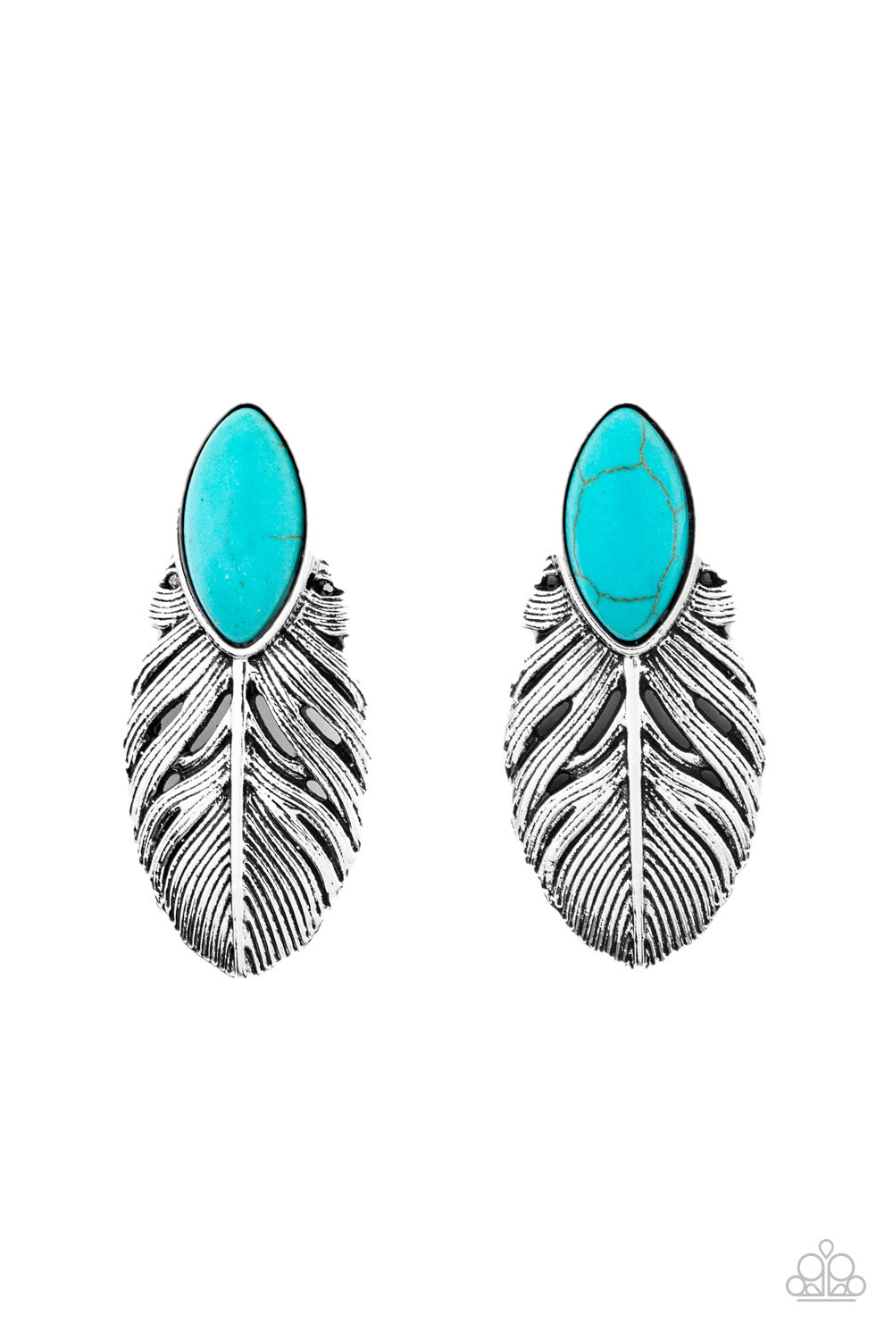 Rural RoadRunner Blue Post Earring