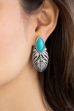 Load image into Gallery viewer, Rural RoadRunner Blue Post Earring
