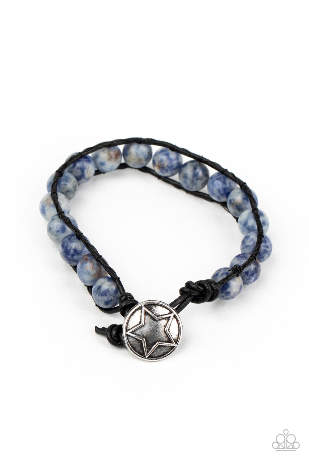Homespun Stones Blue Bracelet