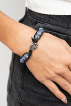 Load image into Gallery viewer, Homespun Stones Blue Bracelet
