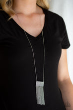 Load image into Gallery viewer, Totally Tassel Sliver Necklace
