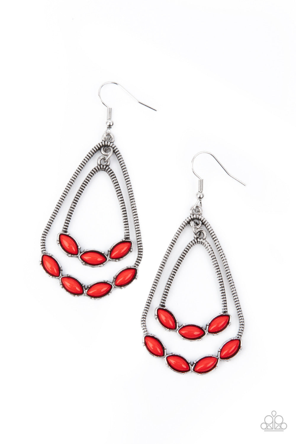 Summer Staycation Red Earring