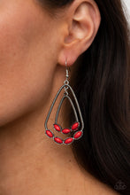 Load image into Gallery viewer, Summer Staycation Red Earring
