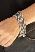 Load image into Gallery viewer, I woke up like this Black Bracelet
