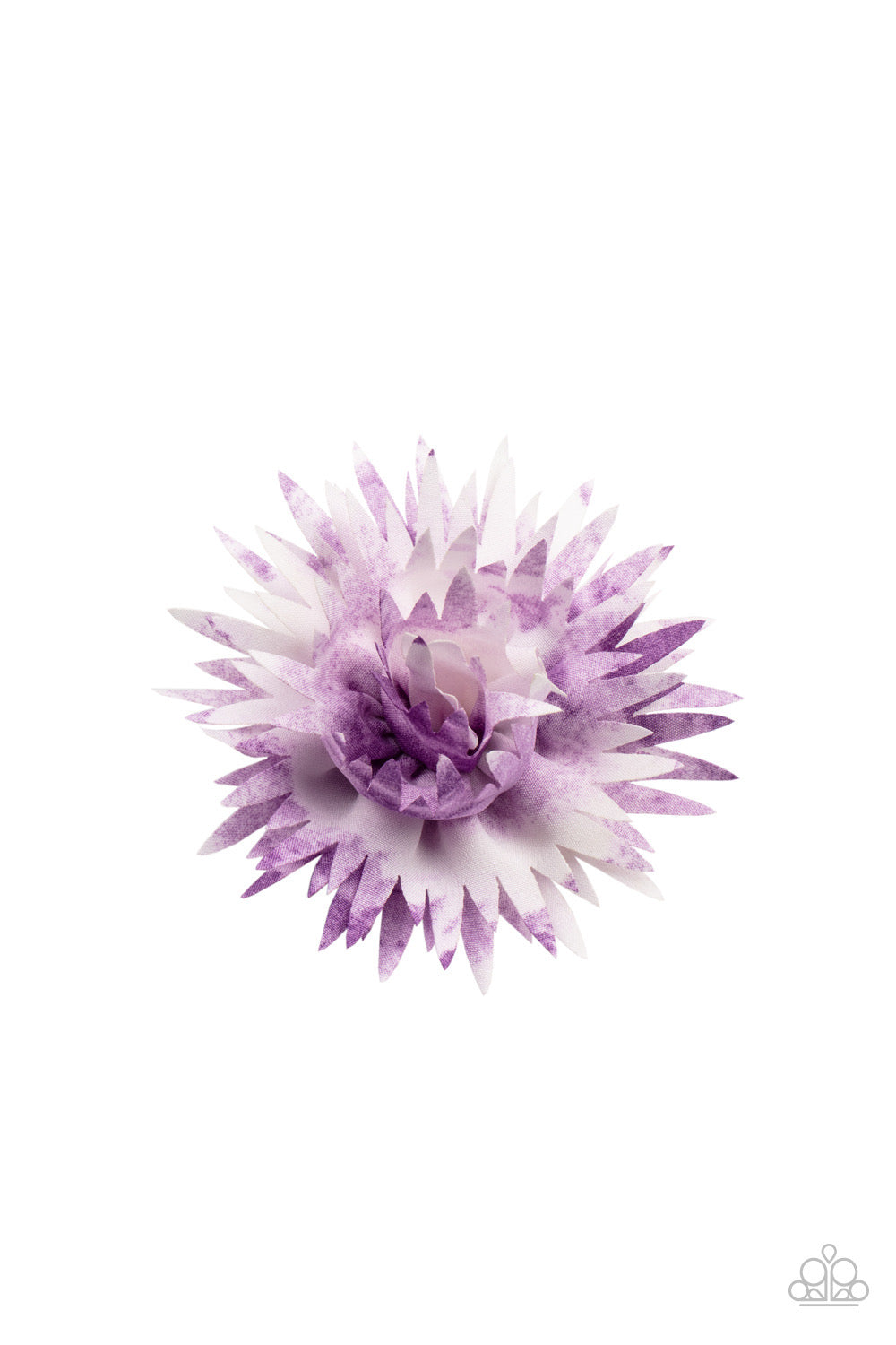 My Favorite Color is Tie Dye Purple Hair Clip