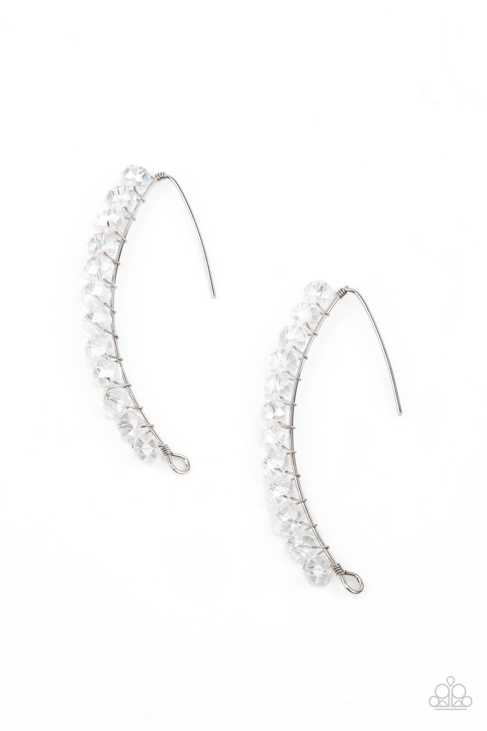 Glow Hanging Fruit White Post Earring