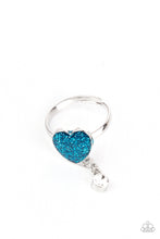 Load image into Gallery viewer, Starlet Shimmer Heart Ring w/charm
