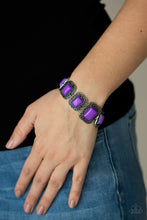 Load image into Gallery viewer, Retro Rodeo Purple Bracelet
