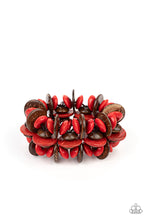 Load image into Gallery viewer, Paparazzi Accessories: Caribbean Canopy -  Red Bracelet
