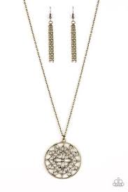Paparazzi Accessories-MANDALA MELODY - BRASS-Necklace