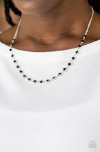 Load image into Gallery viewer, Paparazzi Accessoriess-PARTY LIKE A PRINCESS - BLACK-Necklace
