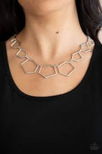 Load image into Gallery viewer, Paparazzi Full Frame Fashion-Silver-Necklace
