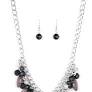 Paparazzi ♥ Beachside Dance - Black ♥ Necklace