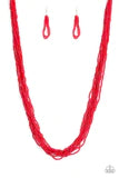 Load image into Gallery viewer, Paparazzi Congo Colada - Red Necklace
