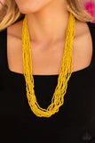 Load image into Gallery viewer, Paparazzi Congo Colada - Yellow Necklace
