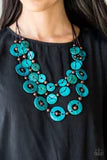 Load image into Gallery viewer, Paparazzi Catalina Coastin - Necklace Wood Blue
