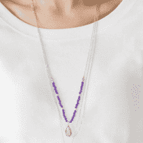 Load image into Gallery viewer, Paparazzi Necklace ~ Mild Wild - Purple
