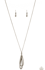 Paparazzi Accessories-STEP INTO THE SPOTLIGHT - BRASS-Necklace